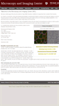 Mobile Screenshot of microscopy.tamu.edu