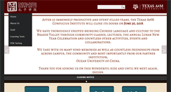 Desktop Screenshot of confucius.tamu.edu