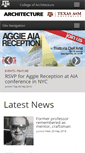 Mobile Screenshot of dept.arch.tamu.edu