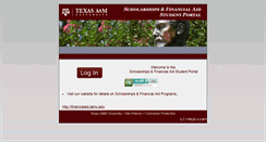 Desktop Screenshot of myfinancialaid.tamu.edu