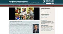 Desktop Screenshot of projectabc.tamu.edu