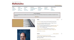 Desktop Screenshot of math.tamu.edu