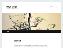 Tablet Screenshot of maysblogs.tamu.edu