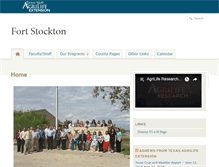 Tablet Screenshot of ftstockton.tamu.edu