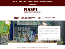 Tablet Screenshot of nsspi.tamu.edu