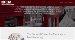 Desktop Screenshot of nctm.tamu.edu