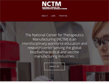 Tablet Screenshot of nctm.tamu.edu