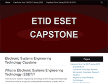 Tablet Screenshot of capstone.tamu.edu