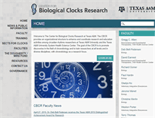 Tablet Screenshot of clocks.tamu.edu