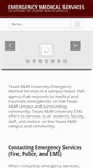 Mobile Screenshot of ems.tamu.edu