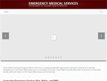 Tablet Screenshot of ems.tamu.edu