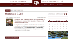 Desktop Screenshot of calendar.tamu.edu