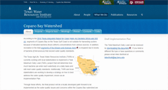 Desktop Screenshot of copanobay-wq.tamu.edu