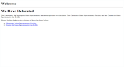 Desktop Screenshot of mass-spec.tamu.edu