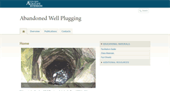 Desktop Screenshot of abandonedwell.tamu.edu