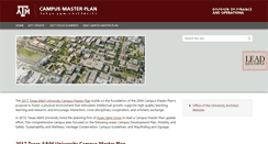 Desktop Screenshot of campusplan.tamu.edu