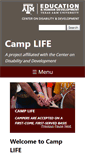 Mobile Screenshot of camplife.tamu.edu