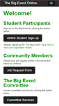 Mobile Screenshot of bigeventonline.tamu.edu