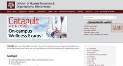 Desktop Screenshot of employees.tamu.edu