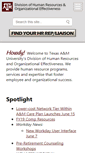 Mobile Screenshot of employees.tamu.edu