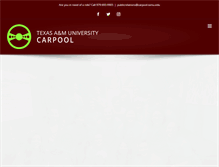 Tablet Screenshot of carpool.tamu.edu