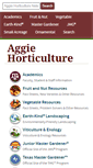 Mobile Screenshot of aggie-horticulture.tamu.edu