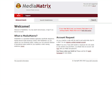 Tablet Screenshot of mediamatrix.tamu.edu