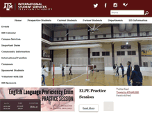 Tablet Screenshot of iss.tamu.edu
