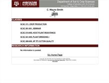 Tablet Screenshot of cwaynesmith.tamu.edu