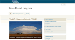 Desktop Screenshot of peanut.tamu.edu