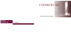 Desktop Screenshot of chem107.chem.tamu.edu