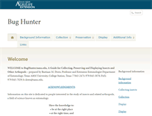 Tablet Screenshot of bughunter.tamu.edu