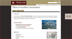Desktop Screenshot of fcor.tamu.edu