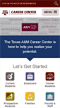 Mobile Screenshot of careercenter.tamu.edu